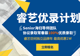 睿艺优录计划-艺术留学一站式方案