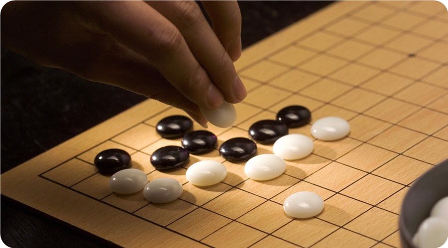 围棋对弈教学实景