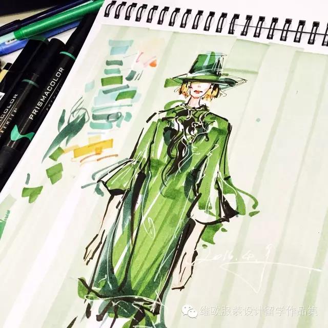 服装手绘教学现场