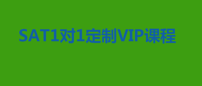 SAT1对1定制VIP课程