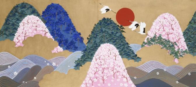 国际插画教学场景