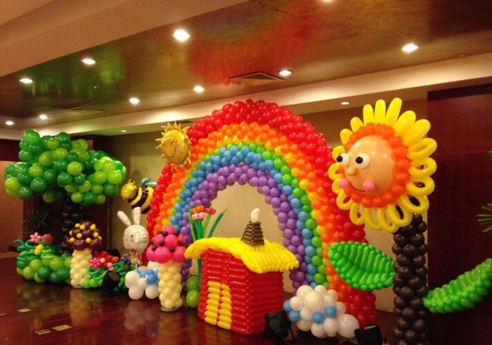 气球装饰作品展示