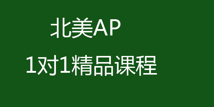 北美AP1对1精品课程