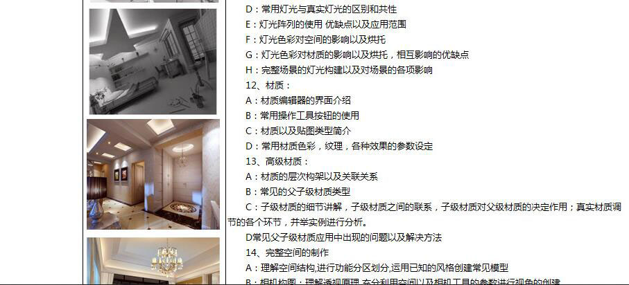 材质表现课程