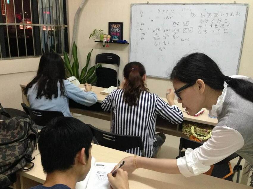 日语集训课堂实景