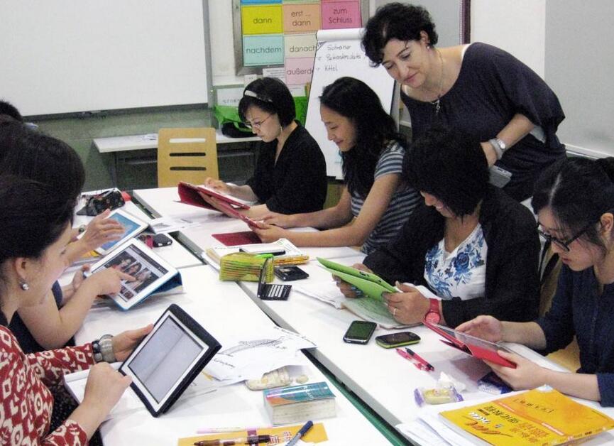 德语外教场景教学
