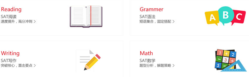 SAT课程体系