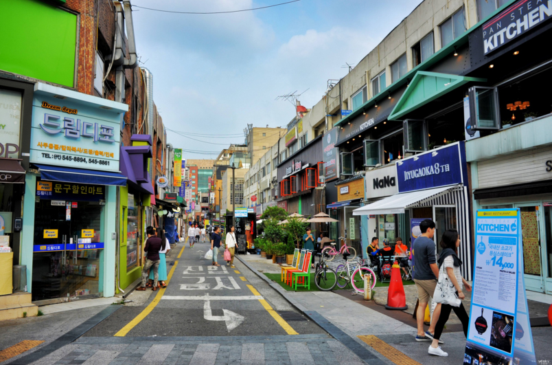 韩国大学课堂实景