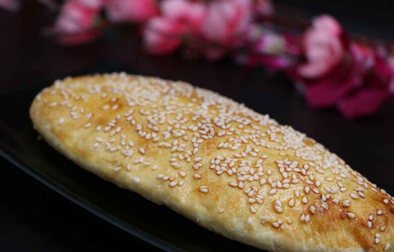 皇中皇烧饼制作现场