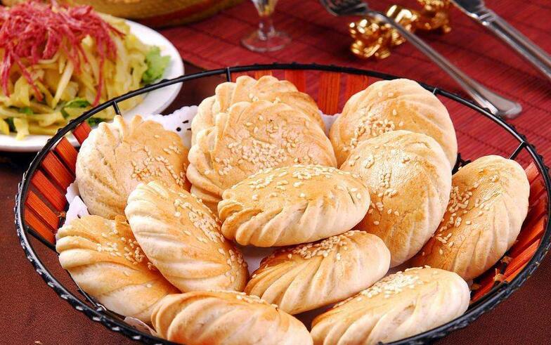 河南烧饼制作过程