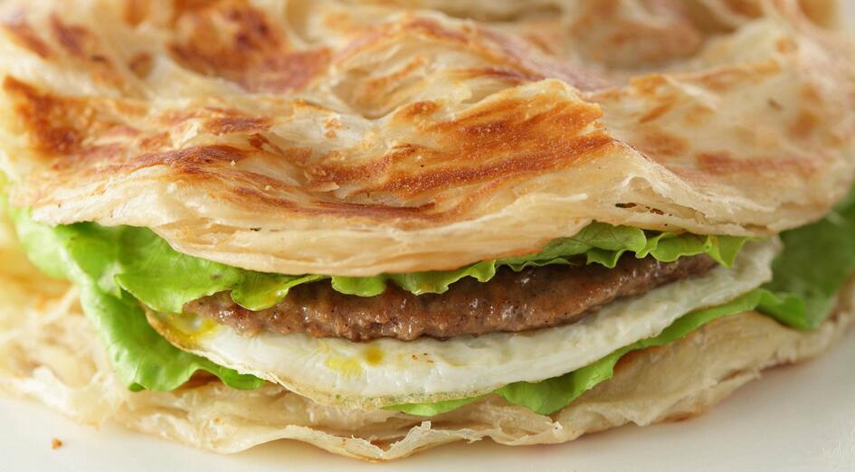 手抓饼制作教学现场