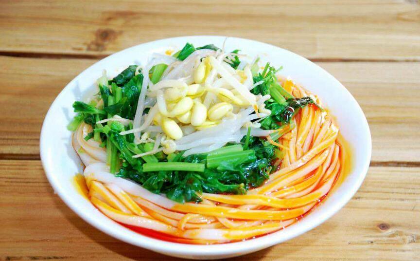 凉皮制作现场教学