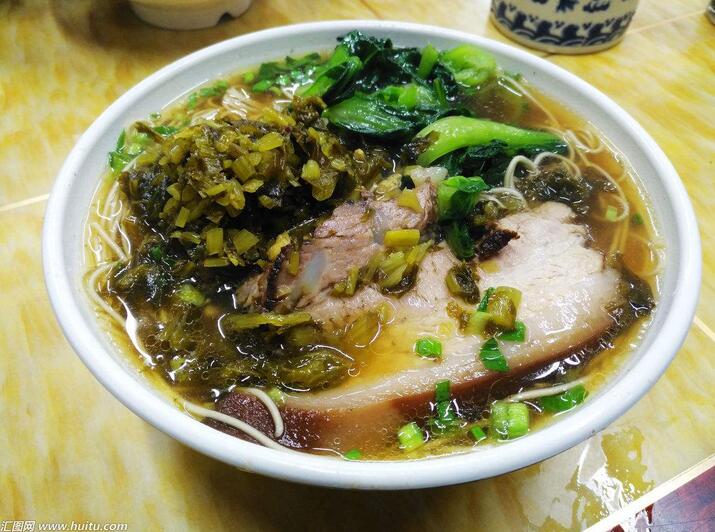 苏式汤面制作过程