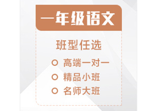 一年级语文辅导课程