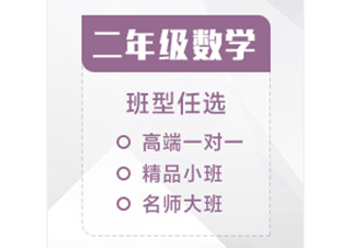 二年级数学辅导课程