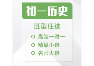 初一历史辅导课程