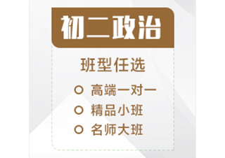 初二政治辅导课程