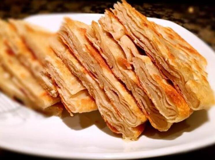 千层饼制作过程