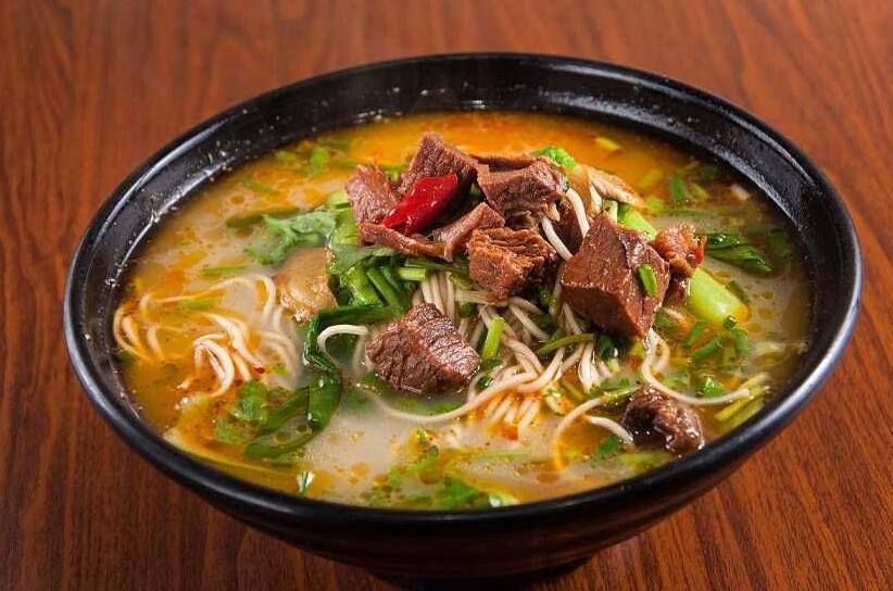 拉面制作现场