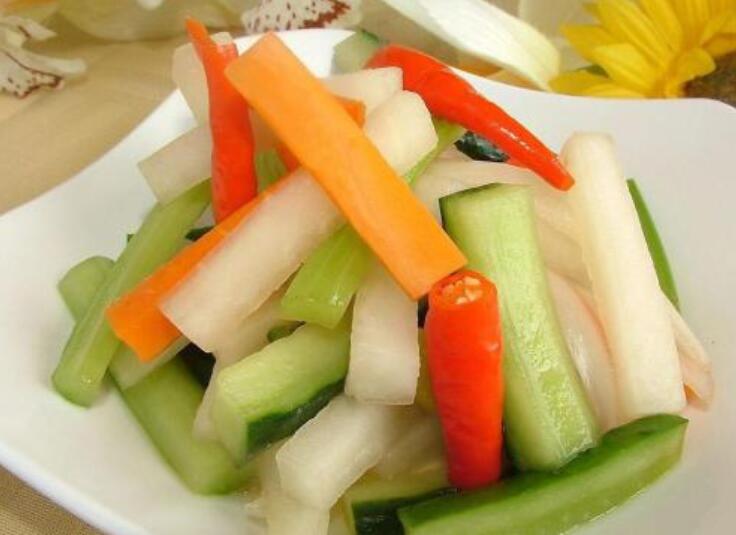 湘西泡菜制作现场