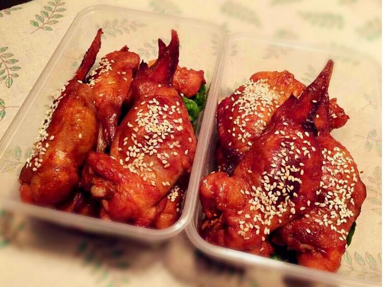 鸡翅包饭成品展示