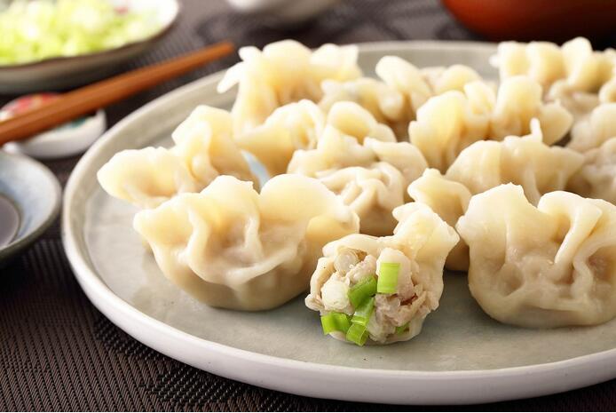 饺子制作现场教学