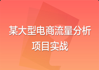 某大型电商流量分析项目实战