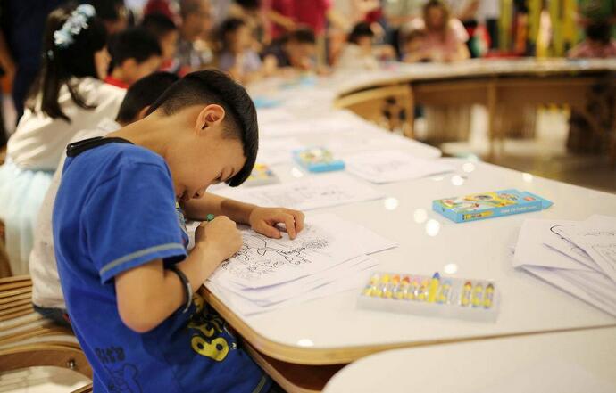 儿童绘画启蒙班-上海东方童画培训学校培训课程-培训费用-订课宝