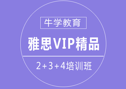 雅思VIP精品2+3+4培训班