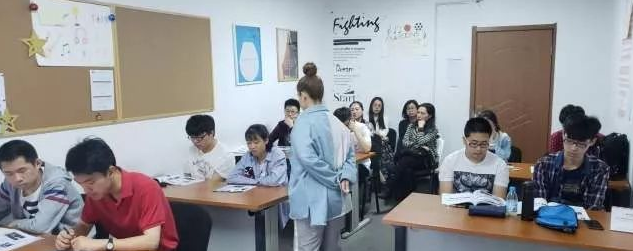 全英文试听课现场