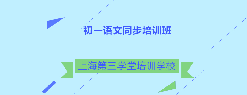 初一语文同步培训班