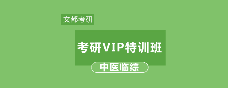 考研中医临综VIP特训班