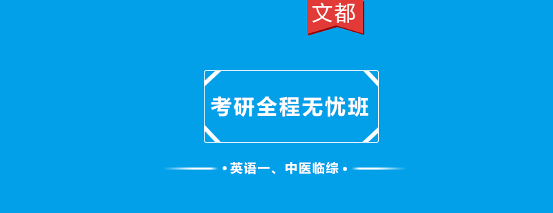 英语一中医临综考研全程无忧班