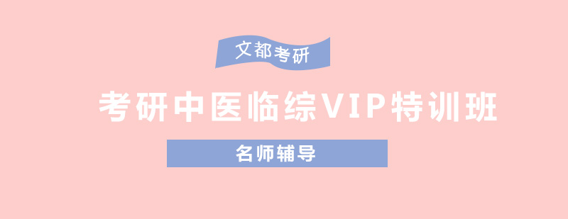 考研中医临综VIP特训班