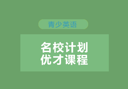 名校计划优才课程