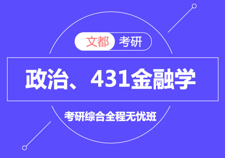 政治、考研431金融学综合全程无忧班