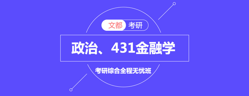 政治考研431金融学综合全程无忧班