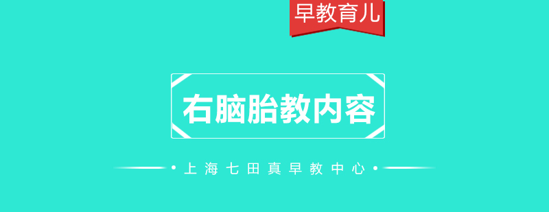 右腦胎教課程示意圖
