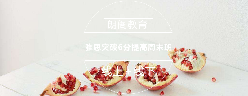 雅思周末班课程展示