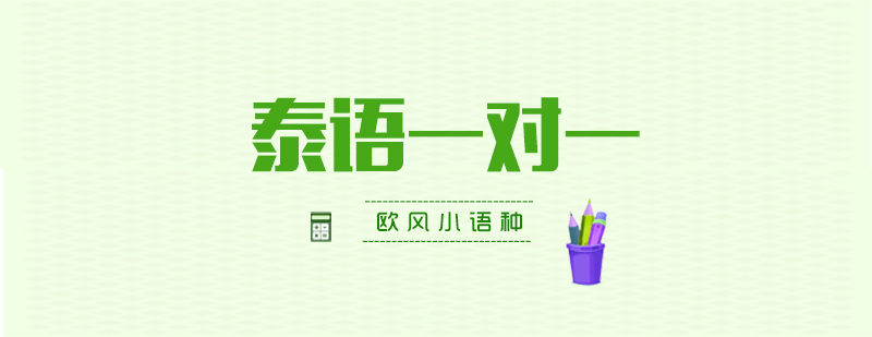 武汉泰语培训VIP一对一课程