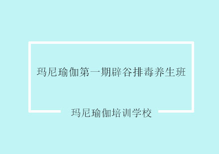 瑪尼瑜伽深度排毒養(yǎng)生課程解析