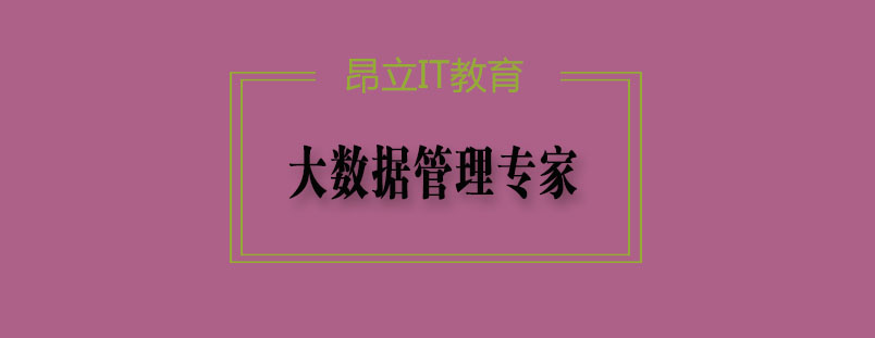 大数据管理专家课程封面