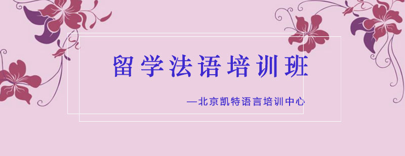 法语课堂实景
