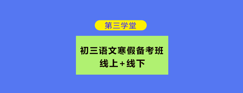 语文特训课程展示