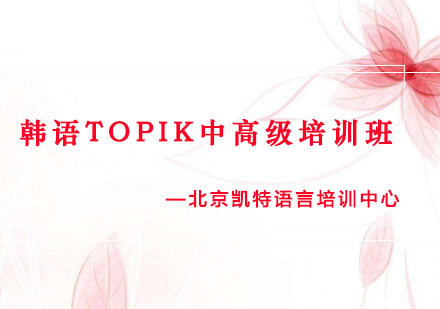 韩语TOPIK中高级培训班