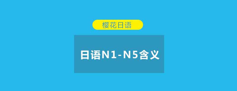 日语的N1N5具体是指什么水平呢