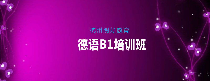 德语B1课程教学场景