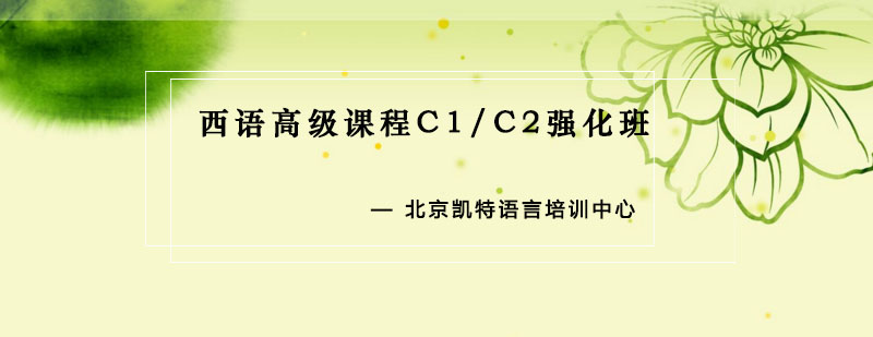 西语高级课程C1C2强化班