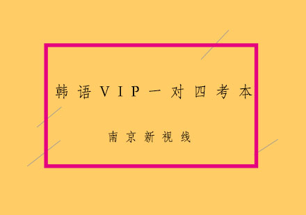 南京韩语VIP一对四考本冲刺培训