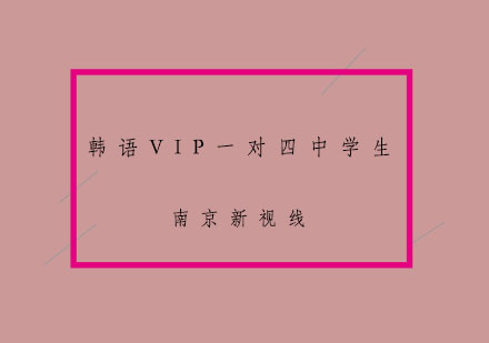 南京韩语VIP一对四中学生培训